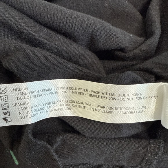 Denim Flower Ricky Singh Hoodie Mens Large Black Graphic Print Virtual Instinct - Picture 11 of 13